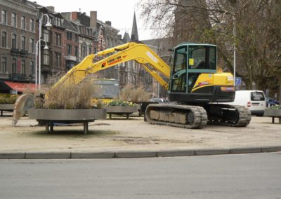 Pelle excavatrice en location à Liège